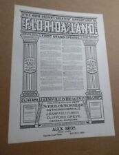 1911 Sutherland McConnel & Co. Florida Land Sale Broadside Duval County Antique picture