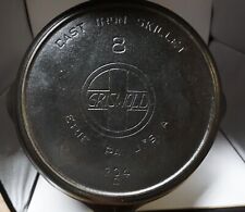 Nice NO. 8 Griswold Slant Logo Cast Irom Skillet made in Erie, PA in the 1920's picture