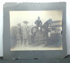 Antique Original Sepia Photograph Peter F. Collier on Horseback Collier's Weekly picture