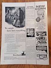1955 Hartford Insurance Ad  Fire We Might Have Lost Everything picture
