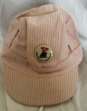 Vintage Choo Choo Barn Pin Childs Conductors Hat Train Railroad Pink picture