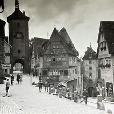 Antique 1930s Rothenburg Germany Under Reich Stereoview Photo Card V2923 picture