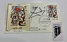 SALVADOR DALI Signed 1979 First Day Cover 