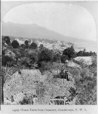 Photo:1902 Basse Terre from Cemetery,Guadeloupe,F. W. I. picture