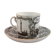 Antique 1912 New Orleans Victoria Carlsbad Austria Porcelain Teacup & Saucer Set picture