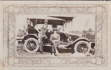 UP Ishpeming Marquette MI RPPC 1915 Great Looking Old Car with early SNOW TIRES picture