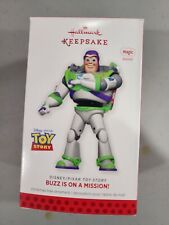 HALLMARK 2013 Buzz is on a mission TOY STORY Ornament MIB Disney Pixar movie picture