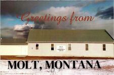 Vintage Postcard 4x6- Community Center, Molt, MT picture