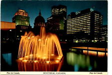 Postcard, Place du Canada, Montreal, Canada, fountains, grace, beauty, Postcard picture