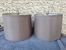 Two Gray Lamp Shades picture