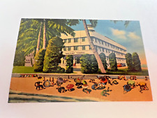 Vintage Waldorf Towers Hotel Miami Beach Florida Postcard picture