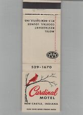 Matchbook Cover - Cardinal Cardinal Motel New Castle, IN picture