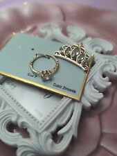 Disney's Princess Tiana Crown Pin And A Matching Ring picture