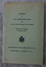 1913 32 Pg Booklet-27th Convention United Typothetae America-UTA-NOLA-Printers picture