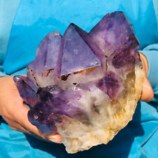 4.2LB Natural Amethyst quartz cluster crystal specimen mineral point Healing picture