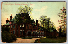 c1910s Administration Building Logansport Indiana Antique Postcard picture