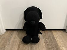 Kaws x Peanuts Black Snoopy Plush Uniqlo Large 22” Dead Eyes Limited Edition picture