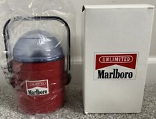 Vintage Marlboro Unlimited Red Camping Lantern with Handle Flashlight Plastic picture