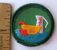 Retired Girl Scout 2001-11 Junior LET'S GET COOKING BADGE Baking Chef Food Patch picture