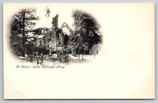 Postcard Scotland Dryburgh Abbey St Mary's Isle Church and Graveyard 3U picture