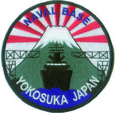 Yokosuka, Japan Naval Base 4 inch Fully Embroidered c7295 picture