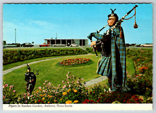 c1960s Pipers in Sunken Garden Amherst Nova Scotia Vintage Postcard picture