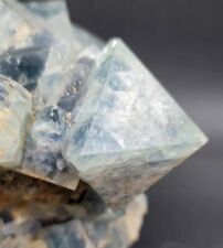 1.76kg Octahedral Fluorite Blue Green Xiaoshan, Inner Mongolia picture