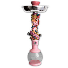 100% Authentic Starbuzz Sexy Lady Hookah Table Top Hookah Complete Set- Pink picture
