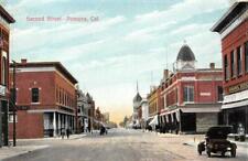 Second Street Scene POMONA, CA Furniture Store c1910s Vintage Postcard picture