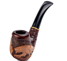 Fashion Unique Wooden Tobacco Smoking Pipe - Handmade Carved - PANTHER picture