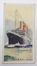 Merchant Ships World RMSP Ohio Vessel Imperial Tobacco Card 32 F157 picture
