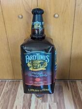 Vintage Inflatable Early Times Whiskey Bottle 40” Tall Bar Mancave picture
