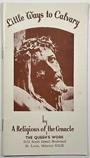 Little Ways To Calvary, Vintage 1944 Holy Devotional Booklet. picture