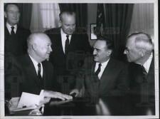 1959 Press Photo President Eisenhower meeting w/ Anastas Mikoyan at White House picture