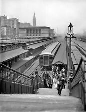 1907 CHICAGO Illinois Central's Van Buren Street Station PHOTO   picture