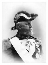 KING OSCAR II OF NORWAY AND SWEDEN IN MILITARY UNIFORM 5X7 PHOTO picture