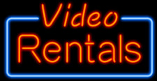 Video Rentals Neon Light Sign 20