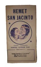 1970’s Helmet San Jacinto Romona—Alessandro Outdoor Play Tourist Map/Souvenir picture