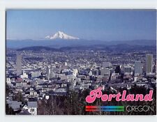 Postcard Looking east over the City of Roses Portland Oregon USA picture