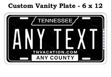 Tennessee State Any Text Personalized License Plate Auto Car Bike ATV Keychain picture