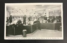 Naval Training Station Norfolk VA. Postcard 1940s 50s Bowling Sailors picture
