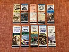 Vintage Lot Matchbook Flattened Covers, 10 (Wisconsin) picture