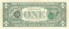 Paper Money Error - $1 3rd Printing Error at Back - Paper Money Errors picture