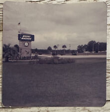 Vintage Found Photo Weeki Wachee, Florida Sign Palm Trees 1970’s family vacation picture