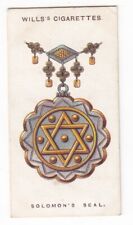 Ancient Israel: Vintage 1923 Magic Charm Card of KING SOLOMON'S SEAL picture