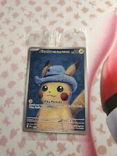 Pikachu With Grey Felt Hat G Please 085 Promo Card Pokemon Van Gogh Museum New  picture