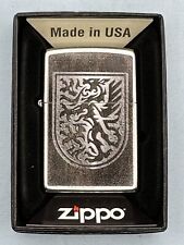 Dragon Shield Design Chrome Zippo Lighter NEW 48730 picture