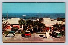 Daytona Beach FL-Florida, Sea Esta Motel Advertising, Vintage Souvenir Postcard picture