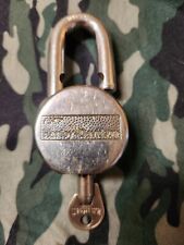 Vintage AMF Harley Davidson Motorcycle Pad Lock Hardened w/2 Keys 1970s USA Made picture