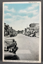 Postcard West Liberty ~  West Third Street picture